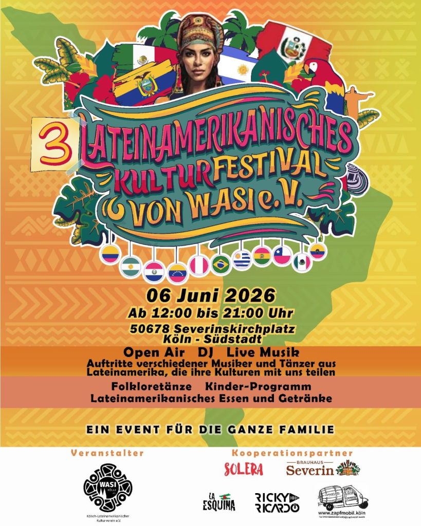 3° Festival Latinoamericano Wasi Kölle e.V.